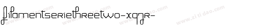 FilamentSerieThreeTwo-xqZr字体转换