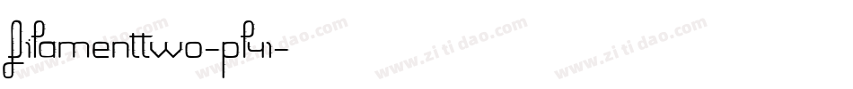 FilamentTwo-pL41字体转换