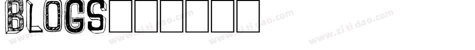 blogs字体转换