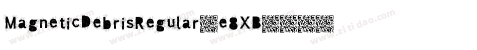 MagneticDebrisRegular-e8XB字体转换