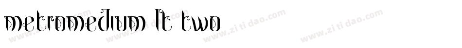 MetroMedium-LT-Two字体转换