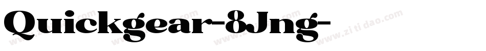 Quickgear-8Jng字体转换