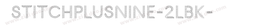 AStitchPlusNine-2LBK字体转换