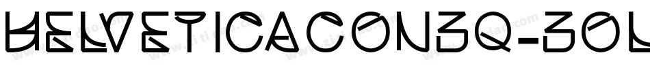 HelveticaConBQ-Bold字体转换