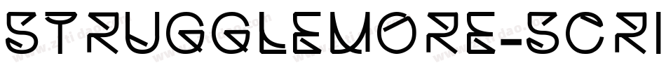 StruggleMore-Script字体转换