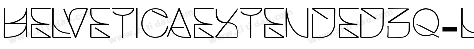 HelveticaExtendedBQ-Light字体转换