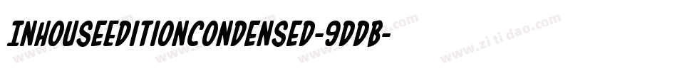InHouseEditionCondensed-9DDB字体转换