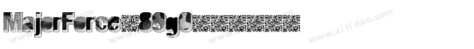 MajorForce-89g0字体转换