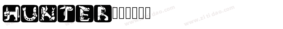 Hunter字体转换