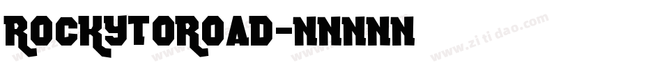 RockyToRoad字体转换