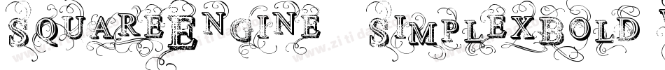 SquareEngine150SimplexBold-WMG字体转换