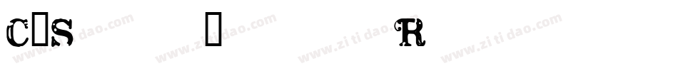 CfSortilegeRegular-jdy9字体转换