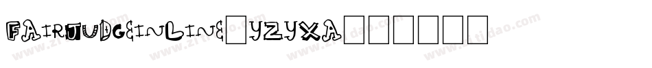 FairJudgeInline-Yzyxa字体转换