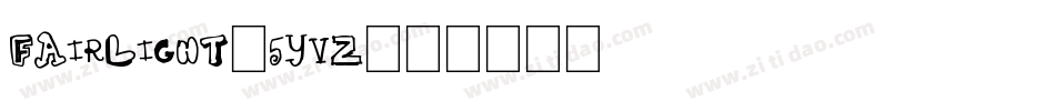 Fairlight-5yVZ字体转换