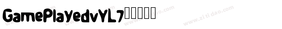 GamePlayed-vYL7字体转换