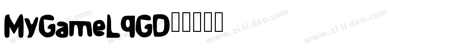 MyGame-LqGD字体转换