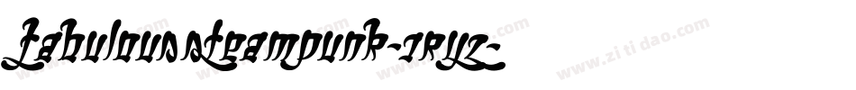 FabulousSteampunk-1rYZ字体转换