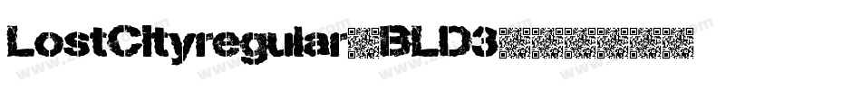 LostCityregular-BLD3字体转换