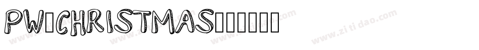 PW-Christmas字体转换