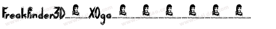 Freakfinder3D-XOga字体转换