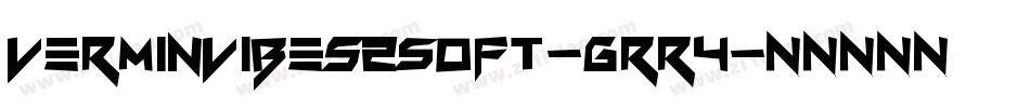 VerminVibes2Soft-grr4字体转换