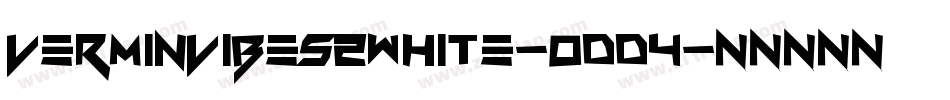 VerminVibes2White-odd4字体转换