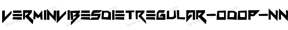VerminVibesDietRegular-ODOP字体转换