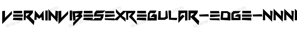 VerminVibesExRegular-EDGe字体转换