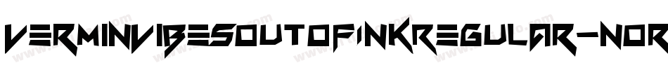 VerminVibesOutOfInkRegular-nOrP字体转换