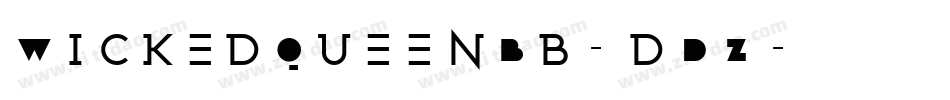 WickedQueenBb-dDZ字体转换