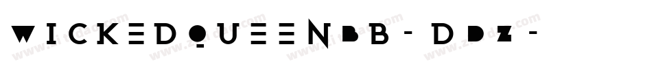 WickedQueenBb-dDZ字体转换