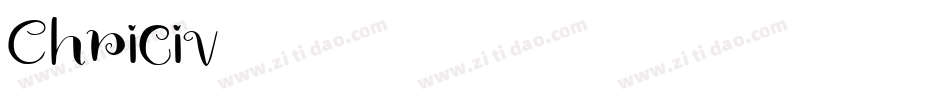 Chriciv字体转换