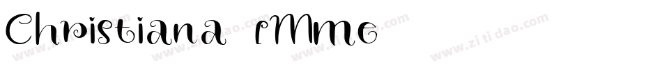 Christiana-lMme字体转换