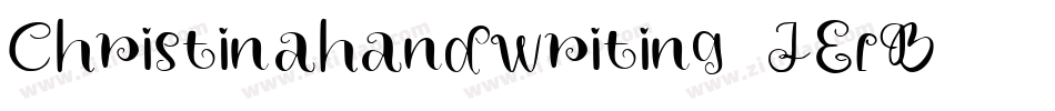 Christinahandwriting-JElB字体转换