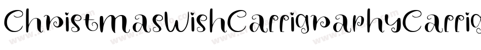 ChristmasWishCalligraphyCalligraphy-yKzZ字体转换