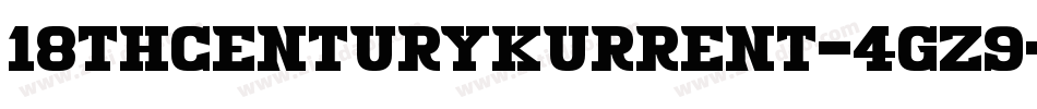 18ThCenturyKurrent-4gz9字体转换