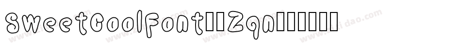 SweetCoolFont-8Zqn字体转换