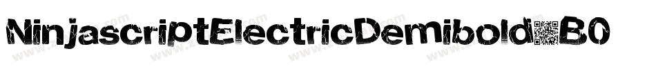 NinjascriptElectricDemibold-B0Ld字体转换