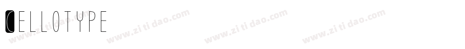 Cellotype字体转换