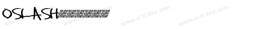 Oslash字体转换