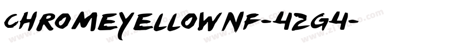 ChromeYellowNf-4Zg4字体转换