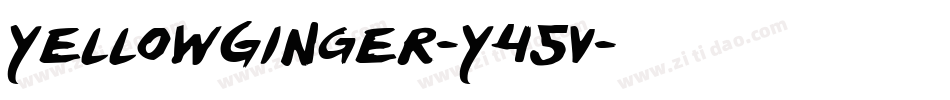 YellowGinger-Y45v字体转换