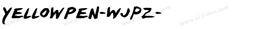 YellowPen-Wjpz字体转换