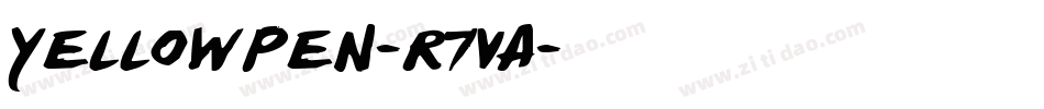 YellowPen-r7vA字体转换