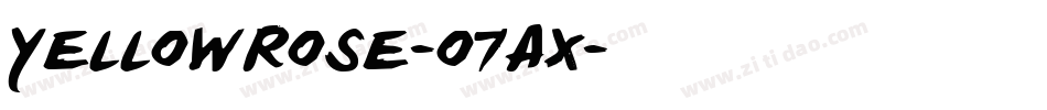 YellowRose-o7Ax字体转换