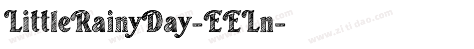 LittleRainyDay-EELn字体转换