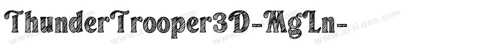 ThunderTrooper3D-MgLn字体转换