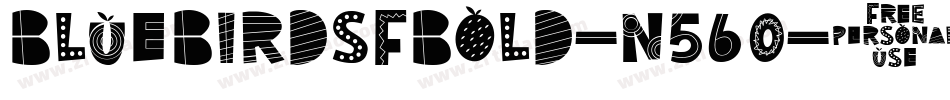 BluebirdSfbold-n560字体转换