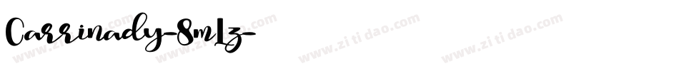 Carrinady-8mLz字体转换