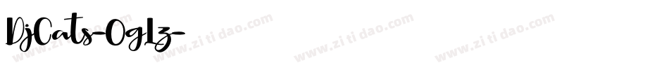 DjCats-0gLz字体转换